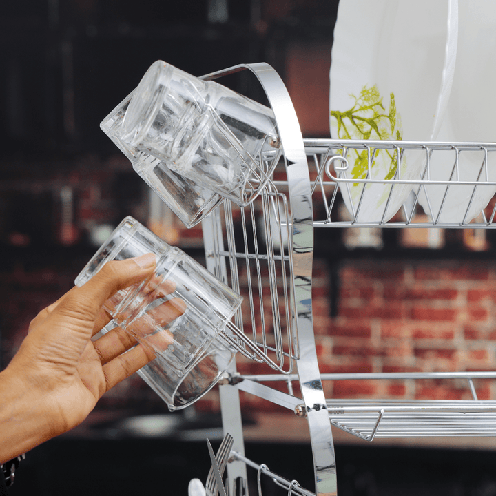 Wall Mount Dish Rack high - quality kitchen organizer 3 Layers - Souk Al RasAccessories