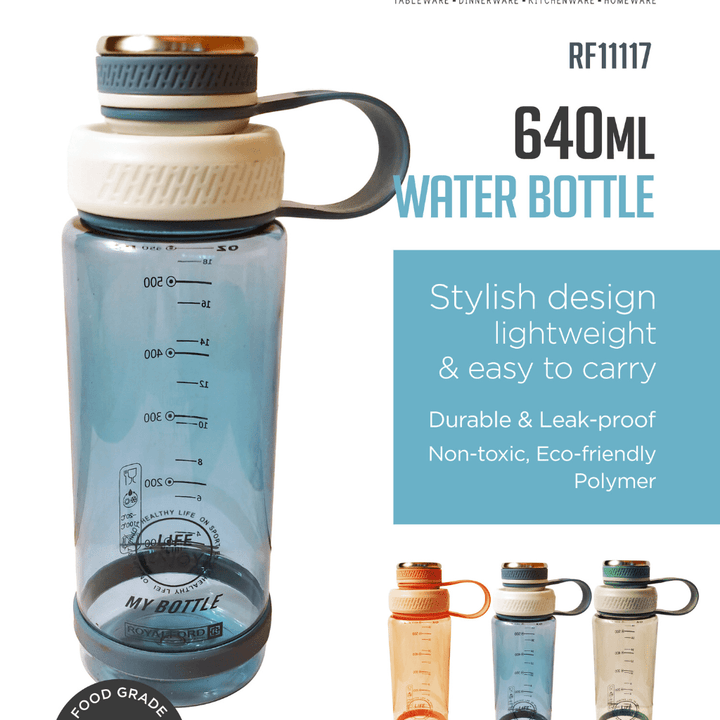 Water Bottle, Sleek and stylish 640ML - Souk Al RasWater Bottles